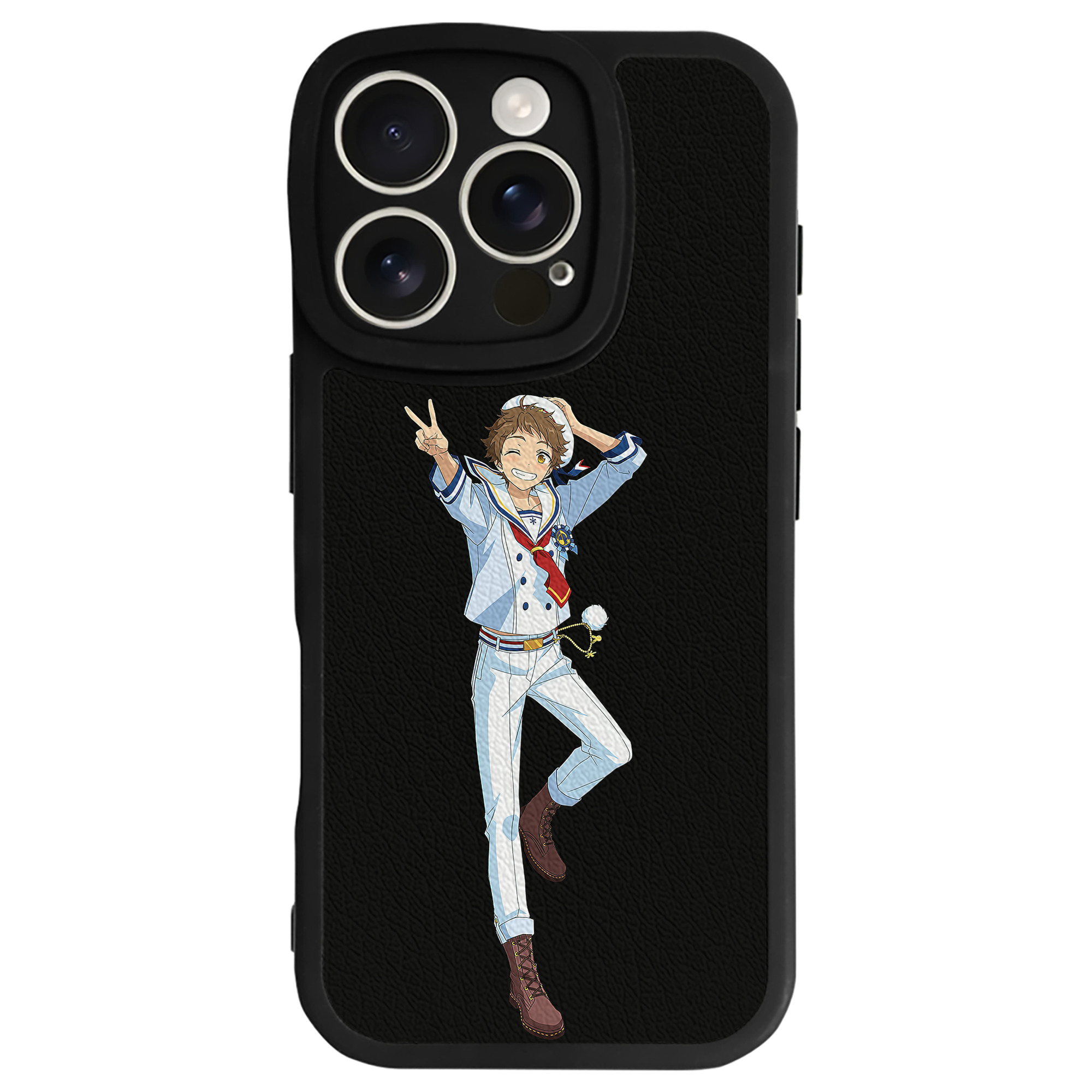 （画像用） あんさんぶるスターズ! Ensemble Stars 【iPhone 16シリーズ対応】シリコンスマホケース（レザー調） 材質：シリコン